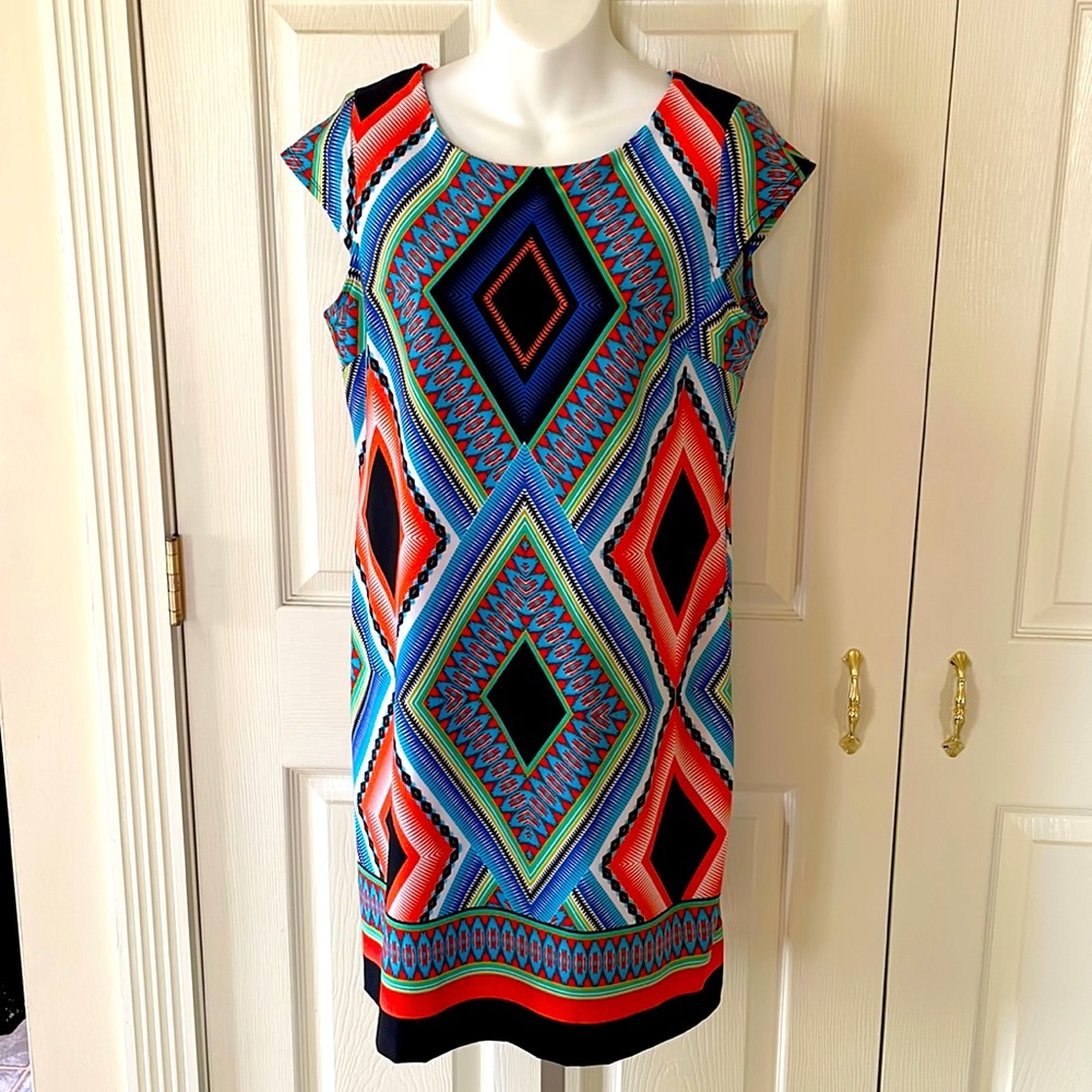 R&K Block Print Dress